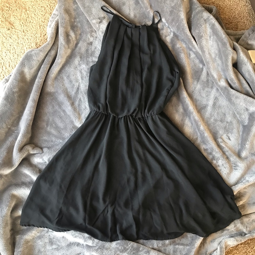 Small High-neck Little Black Dress